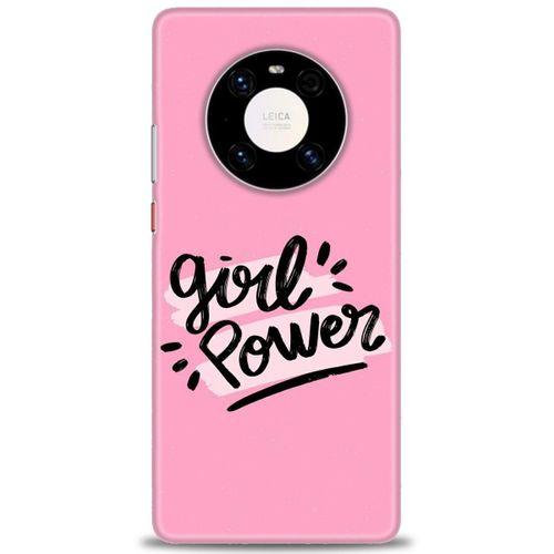 Huawei Mate 40 Pro Kılıf HD Baskılı Kılıf - Girll Power + Tam Ekran Koruyucu