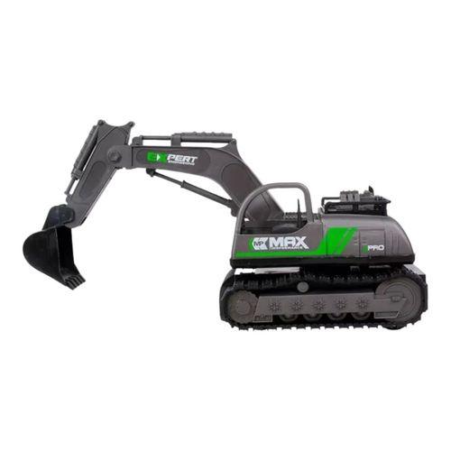 İş Makinaları Serisi - Şarjlı Uzaktan Kumandalı Excavator - Yeşil