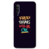 Xiaomi Mi 9 Kılıf HD Desen Baskılı Arka Kapak+Temperli Cam - Everything