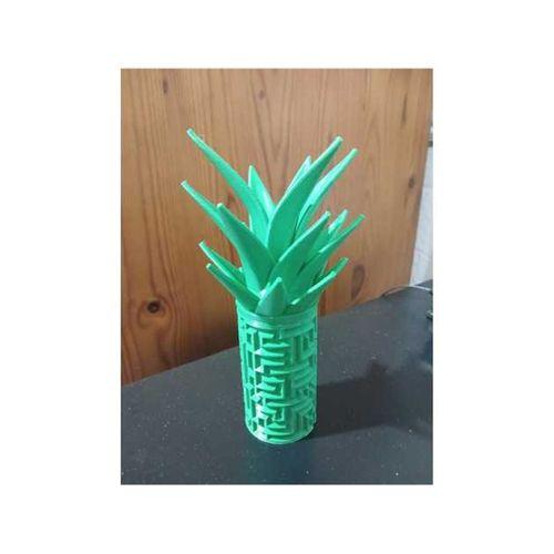 Ananas Bulmaca Silindiri Yaprakları Kalınlaştırılmış 3D Baskı (Bu ürün Sadece Plastik parçadır - Almadan Önce Soru Sorabilirsiniz)