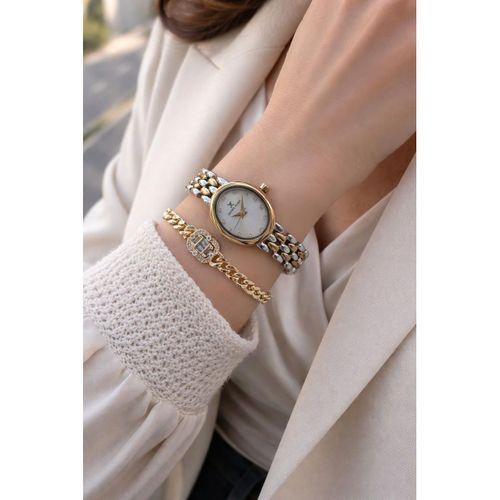 Daniel Klein Çelik Kordon 30 Mt Suya Dayanıklı Özel Tasarım Kadın Kol Saati + Bileklik VS.BLKT.0897