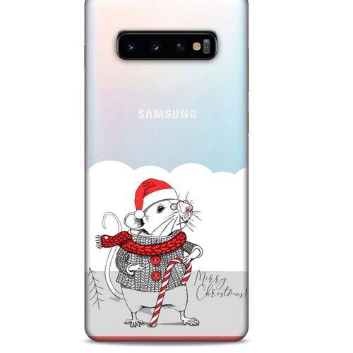 Zoologix (36) Samsung Galaxy S10 Plus Şeffaf Kılıf Silikon Desenli