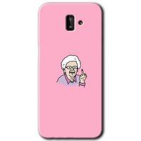 Samsung Galaxy J8 Kılıf HD Desen Baskılı Arka Kapak - Bad Grandmother