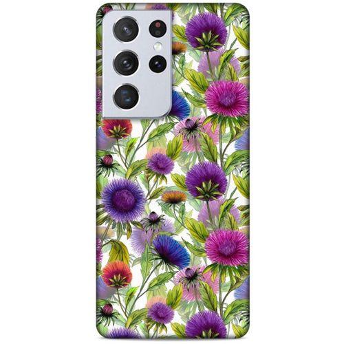 Lopard Samsung Galaxy S21 Ultra Uyumlu Kılıf Botanix (80) Silicone Case