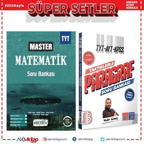 Benim Hocam Taktiklerle Paragraf ve Okyanus TYT Master Matematik Soru Bankası Seti 2 Kitap