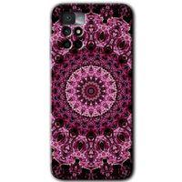 Potkal Hediye Fabrikası Xiaomi Redmi Note 11 4G Kılıf HD Desen Baskılı Arka Kapak - Mandala Patterns Kaleidoscope