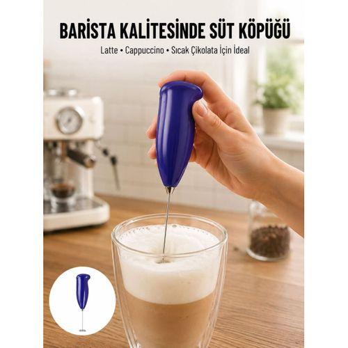 Portatif Kahve Köpürtücü – Latte, Cappuccino, Milkshake Ve Puding Yapıcı