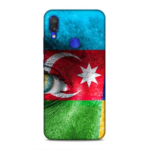 Xiaomi Redmi Note 7 Uyumlu Kılıf Azarbaijan (42) Rugged Armor Kılıf Göz Bayrak