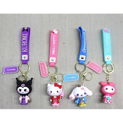 Silikon Kuromi Ve Hello Kitty Anahtarlık