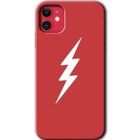 Potkal Hediye Fabrikası iPhone 11 Kılıf HD Desen Baskılı Arka Kapak - Flash Logo