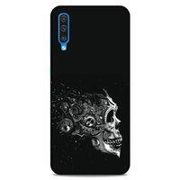 Lopard Samsung Galaxy A30s Uyumlu Kılıf Tattoo's (9) Kılıf Beyaz Siyah