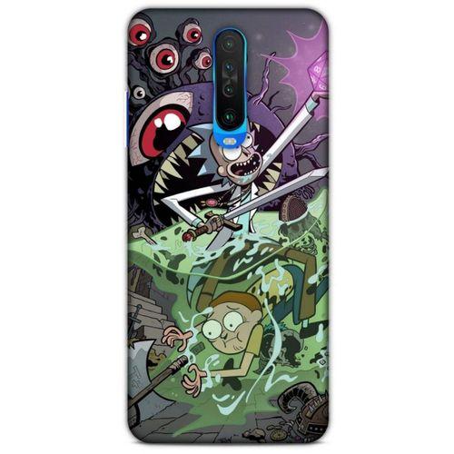Xiaomi Redmi K30 Uyumlu Kılıf Rick And Morty (25) Antişok Kapak Tricia Lange