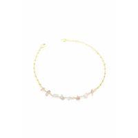 Doğal Taşlı Halhal - Altın