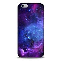 Apple Iphone 6S Uyumlu Kılıf Mor Delisi (6) Silikon Kılıf Yıldızlar