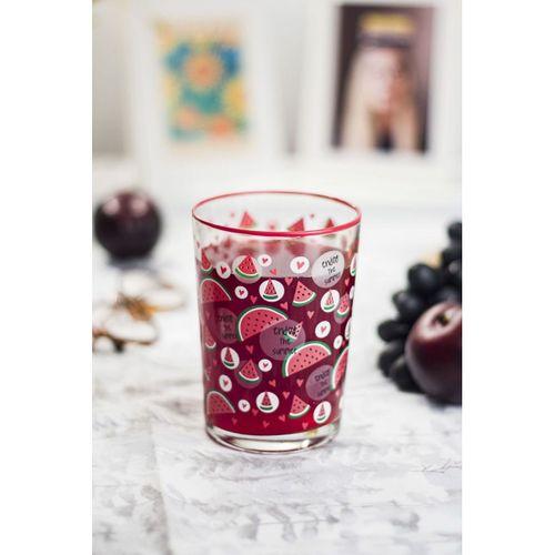 DesingONB Karpuz Desenli Su Meşrubat Bardağı 400 ML