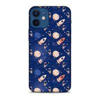 Apple iPhone 13 Mini Uyumlu Kılıf Mavi Delisi (30) Silicone Case Galaksi