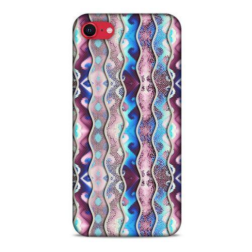 Apple iPhone SE 2020 Kılıf Baskılı Özel Seri Taşlı (31) TPU Kılıf