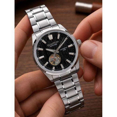 Quantum Otomatik Mekanizma Sapphire Cizilmez Cam Çelik Kordon 10 Atm Erkek Kol Saat EMG.1192.350