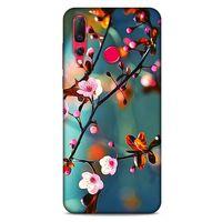 Lopard Huawei P Smart Z Uyumlu Kılıf Bahar (45) Liquid Air Kılıf Beyaz Pembe Çiçek