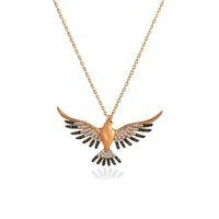 Anka Kuşu Büyük Boy Kadın Gümüş Kolye 7 Gr