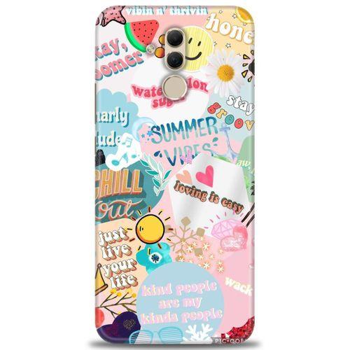 Huawei Mate 20 Lite Kılıf HD Baskılı Kılıf - Honey + Tam Ekran Koruyucu