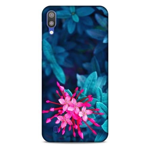 Lopard Samsung Galaxy M10 Uyumlu Kılıf Bahar (10) Full Koruma Kılıfı Pembe Çiçek