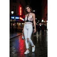 Siyah Kadın Kemer Geniş Deri Tokalı Yelek Detaylı - Brf1297