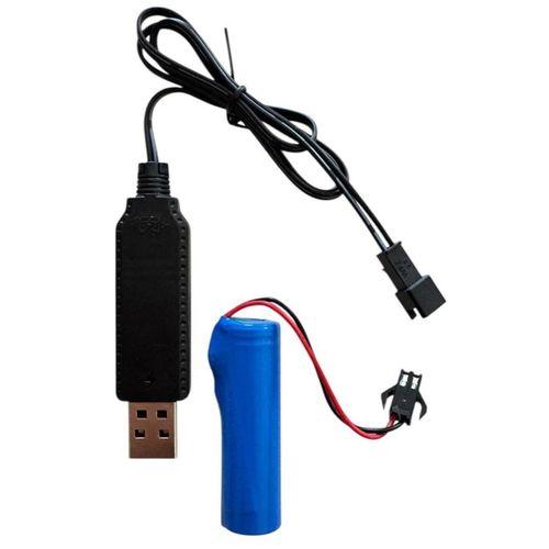 3.7 volt oyuncaklar için uyumlu şarjlı pil ve şarj aleti