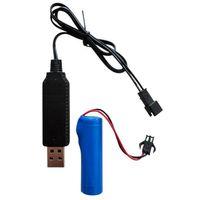 3.7 volt oyuncaklar için uyumlu şarjlı pil ve şarj aleti