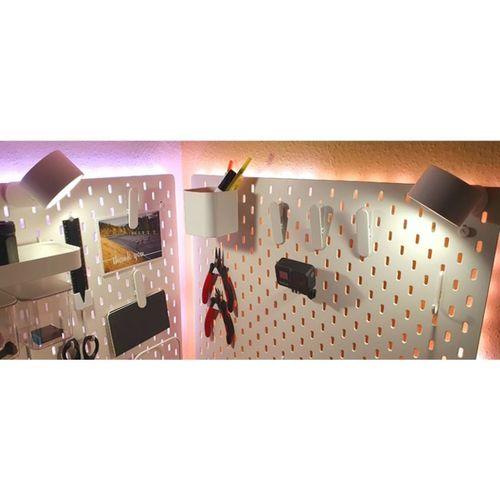 IKEA Skadis LED Lamba Soketi (Bu ürün Sadece Plastik parçadır - Almadan Önce Soru Sorabilirsiniz)