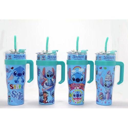 Sevimli Stitch Pipetli Termos Suluk
