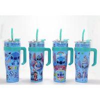 Sevimli Stitch Pipetli Termos Suluk