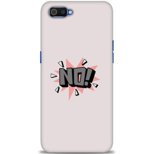 Realme C2 Kılıf HD Baskılı Kılıf - No + Tam Ekran Koruyucu