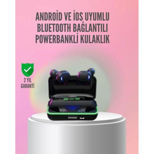 Powerbank Özellikli Bluetooth 5.1 Kulaklık Oyun Ve Müzik İçin