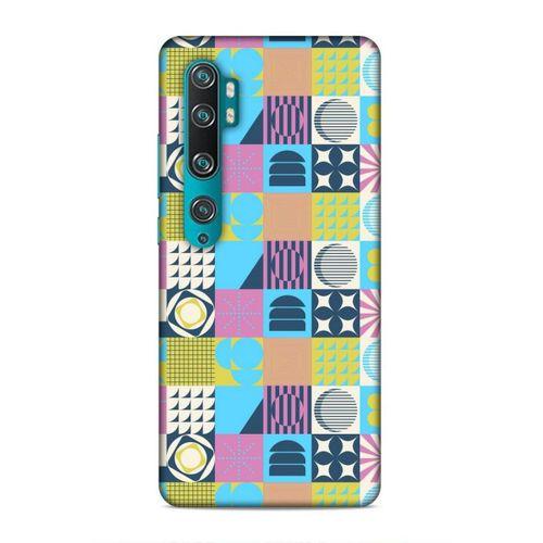 Xiaomi Mi Note 10 Pro Uyumlu Kılıf Insomnia (43) Thin Fit Kılıf Mavi Sarı
