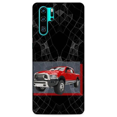 Lopard Huawei P30 Pro Uyumlu Kılıf PickUpX (7) Telefon Kılıfı Ateş Kırmızı