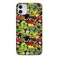 Graffitix (28) Desenli Silikon Kapak Apple Iphone 11 Kılıf