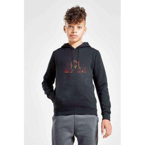 Pictures Of Mortal Kombat Scorpion Baskılı Unisex Çocuk Kapüşonlu Siyah Sweatshirt