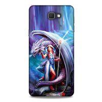 Samsung Galaxy J7 Prime Kılıf Dragons (31) TPU Kılıf Ejderha ve Sahibe