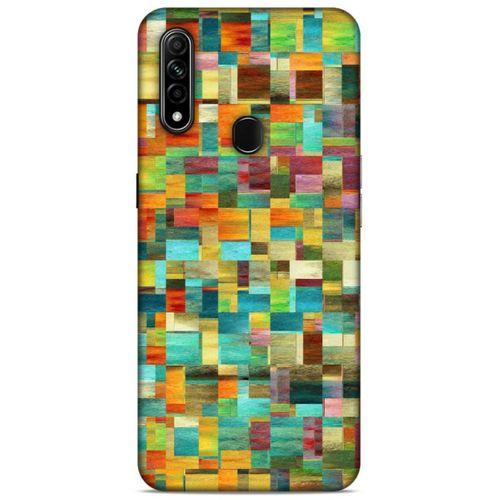 Lopard Oppo A31 Uyumlu Kılıf Soyut Sanat (50) Desenli Shockproof Kılıf