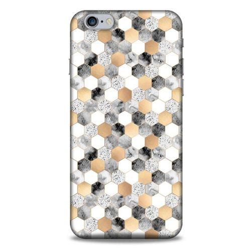Mermer Desenli (50) Tema Shockproof Kılıf Koyu Gri Apple Iphone 6S Plus Kılıf