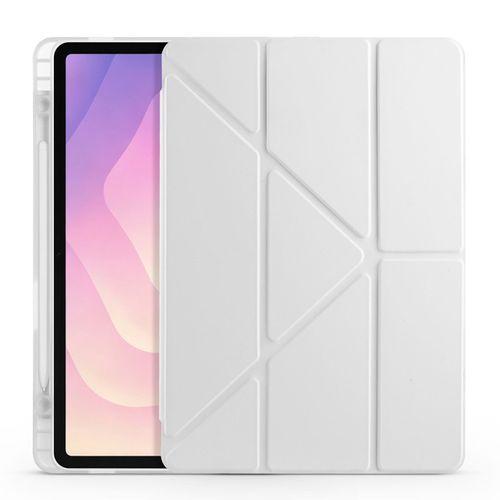 Galaxy Tab S11 Kılıf Zore Tri Folding Kalem Bölmeli Standlı Kılıf