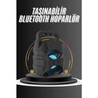 Kablosuz Bluetooth Hoparlör Ses Bombası Rgb Işıklı Taşınabilir Yüksek Ses Kaliteli