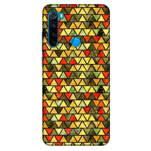 Xiaomi Redmi Note 8 Kılıf Pastel Renkler (46) Core Armor Kılıf Yeşil Sarı