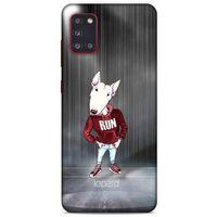 Samsung Galaxy A31 Kılıf FunnyMaX (41) Tank Kılıf Gri Bull Teriyer