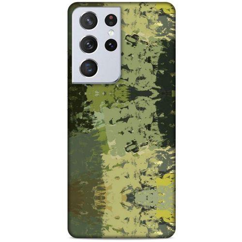 Lopard Samsung Galaxy S21 Ultra Uyumlu Kılıf Kamuflaj (82) Soft Silikon Kılıf