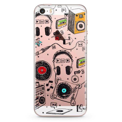 Apple iPhone SE Kılıf Plak Kulaklık Hoparlör Arka Kapak Koruma Desenli Full Koruyucu