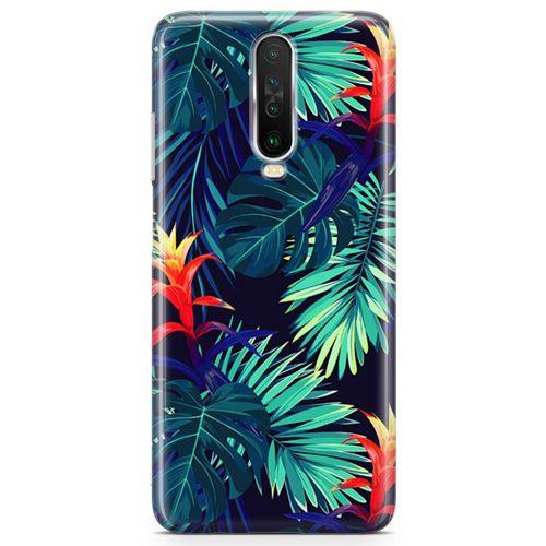 Xiaomi Redmi K30 Kılıf Pasifik Yapraklar Arka Kapak Koruma Desenli Full Koruyucu