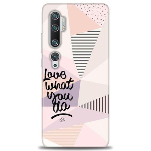 Xiaomi Mi Note 10 Pro Kılıf HD Baskılı Kılıf - What You Do + Tam Ekran Koruyucu