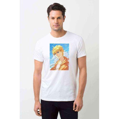 Anime Naruto Asialogy Baskılı Beyaz Erkek Tshirt